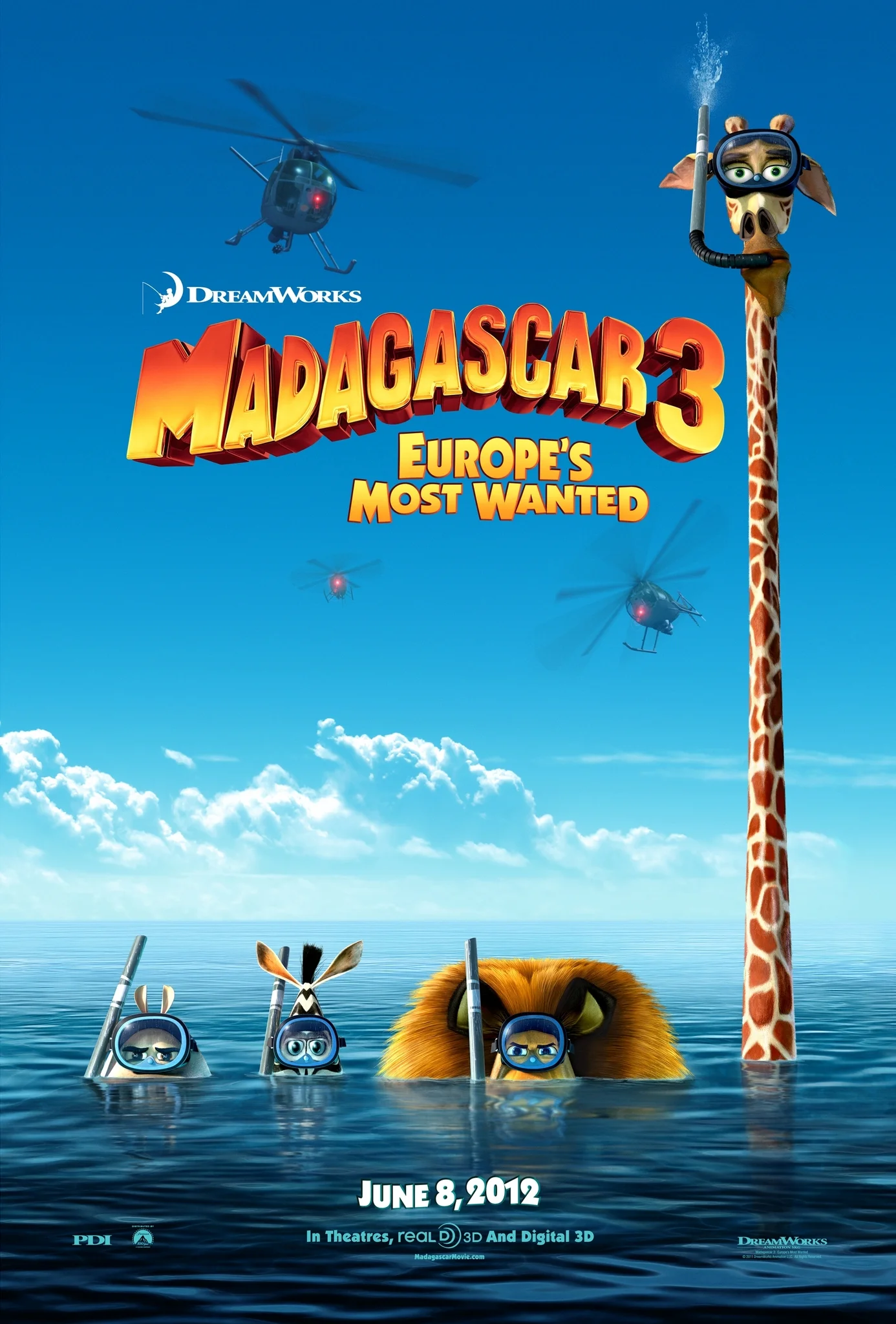 Madagascar 3 Europe’s Most Wanted (2012) มาดากัสการ์ 3 ข้ามป่าไปซ่าส์ยุโรป พากย์