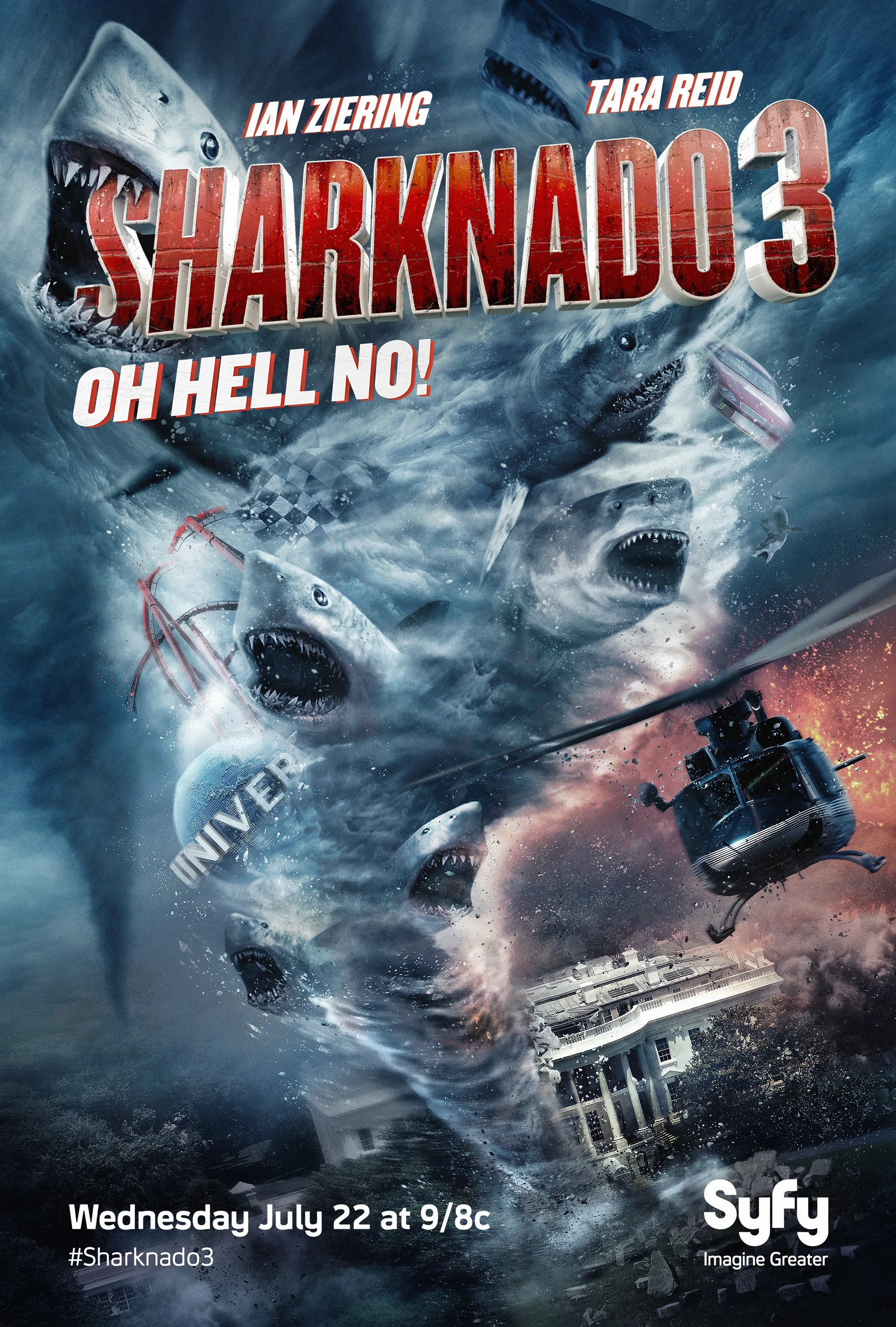 Sharknado 3: Oh Hell No! (2015) ฝูงฉลามทอร์นาโด 3 พากย์ไทย HD