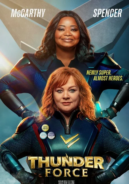 Thunder Force (2021) ธันเดอร์ฟอร์ซ ขบวนการฮีโร่ฟาดฟ้า พากย์ไทย HD